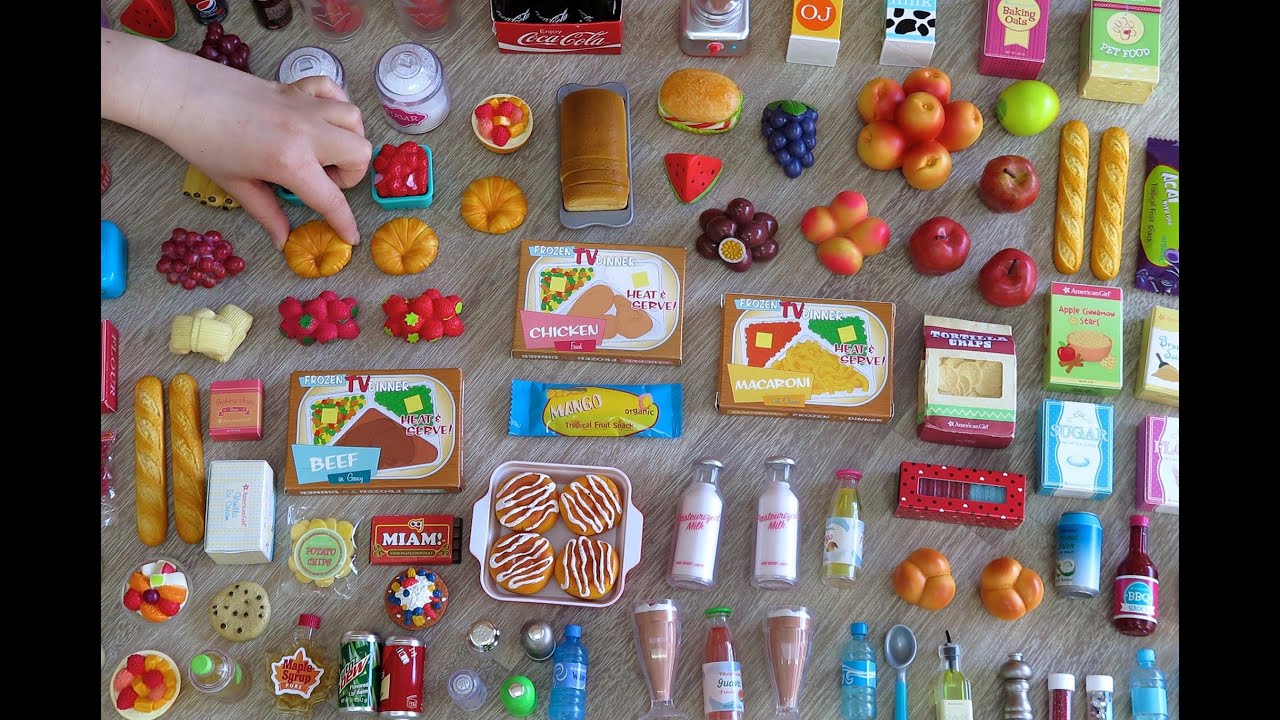 American Girl Doll Food Set ~ New!