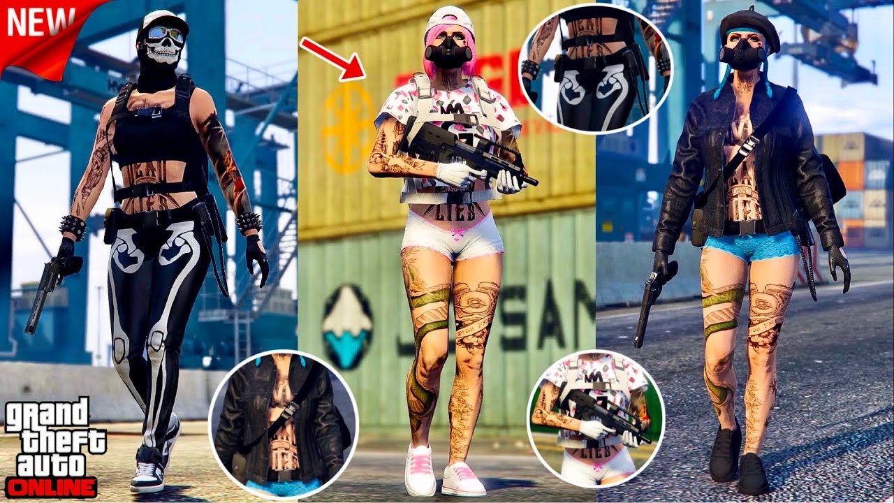 [NEW] AVOIR 3 TENUES MODDER SANS CODAGE RNG SUR PERSONNAGE FEMININ SUR GTA 5 ONLINE EN 1.54!