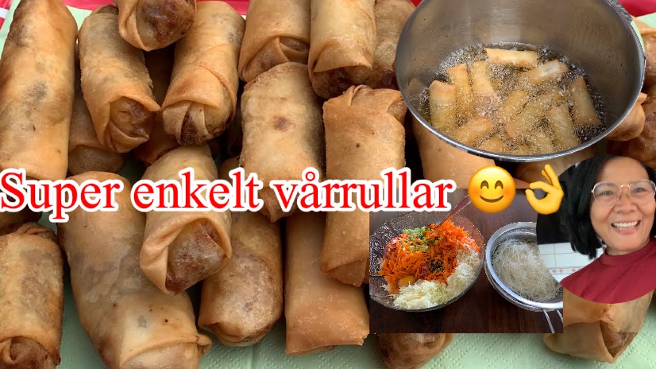 Krispiga thai vårrullar enkla och goda‼️