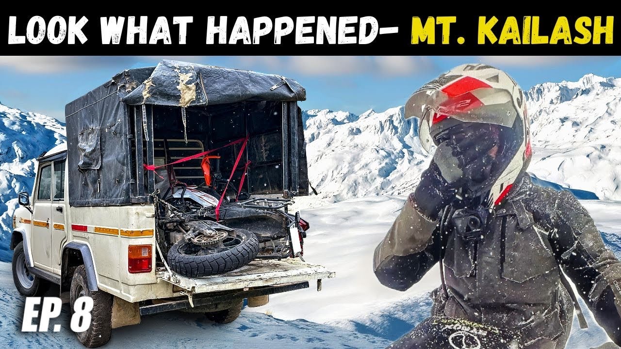 Life & Death Situation 😰 We almost Lost our Motorcycle | Kailash Mansarovar Ride EP. 8 | Limi Valley