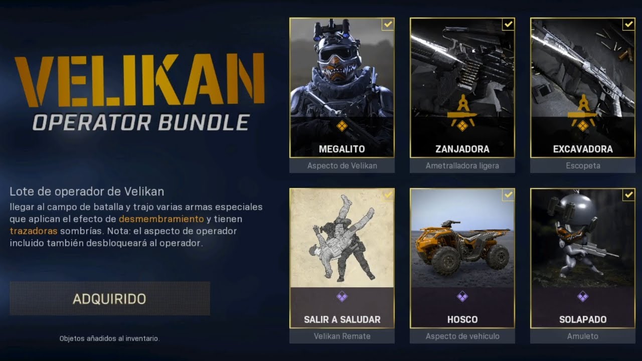 VELIKAN OPERATOR BUNDLE - Call Of Duty Modern Warfare Warzone