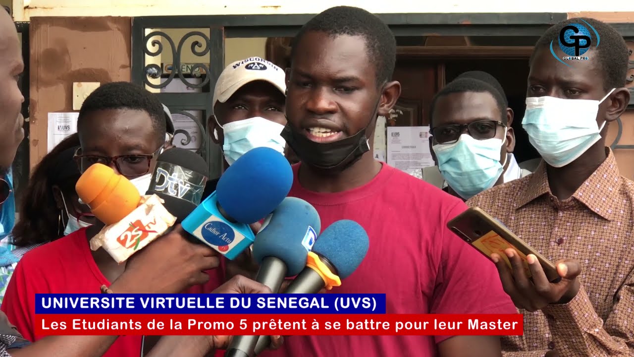 Les étudiants de l'UVS de la promo 5 en collèrent, réclament le Master pour tous (en Wolof)