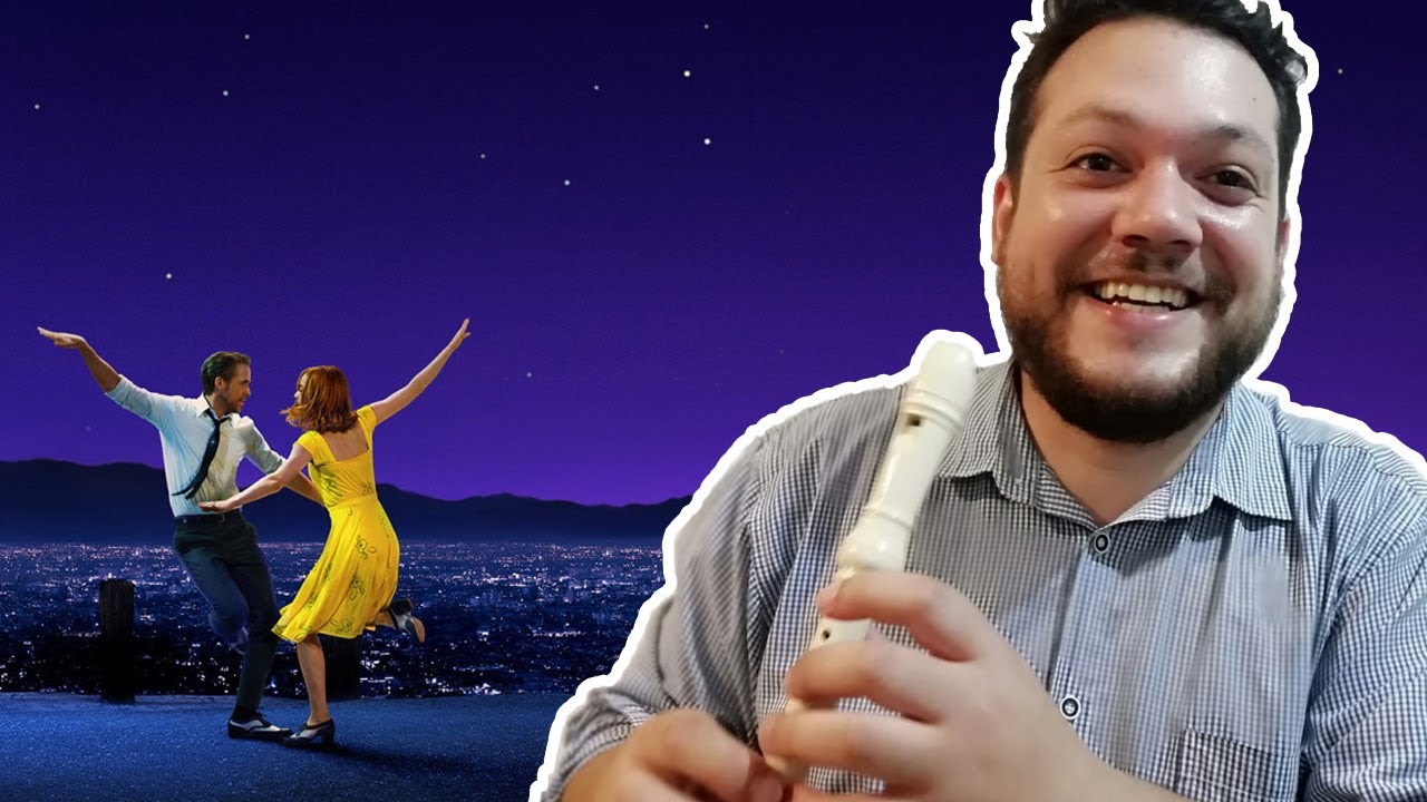 MIA AND SEBASTIAN THEME de LA LA LAND en flauta dulce con notas