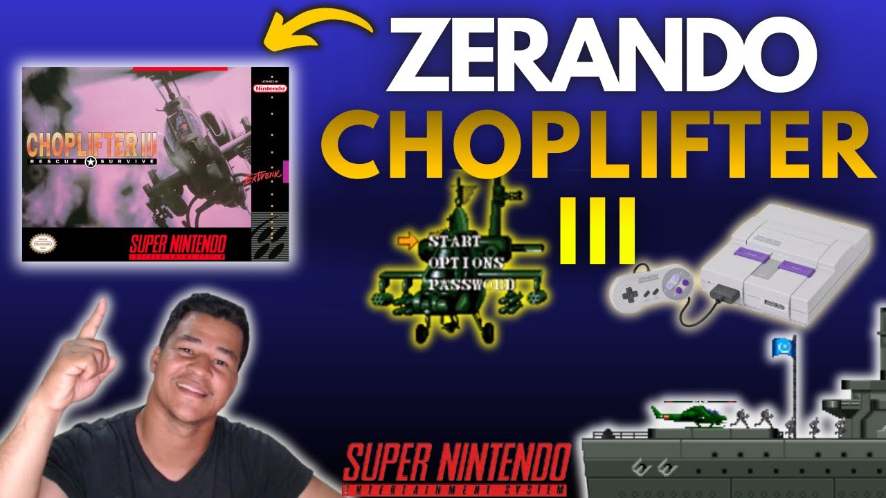 Tentando Zerar Choplifter III Pela Primeira vez , nunca zerei esse game! PARTE 2
