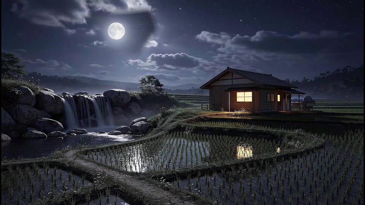 Calming Night 🌑 Healing of Stress,Anxiety and Depressive States,Relaxing ,Nighttime Sleep Time 13