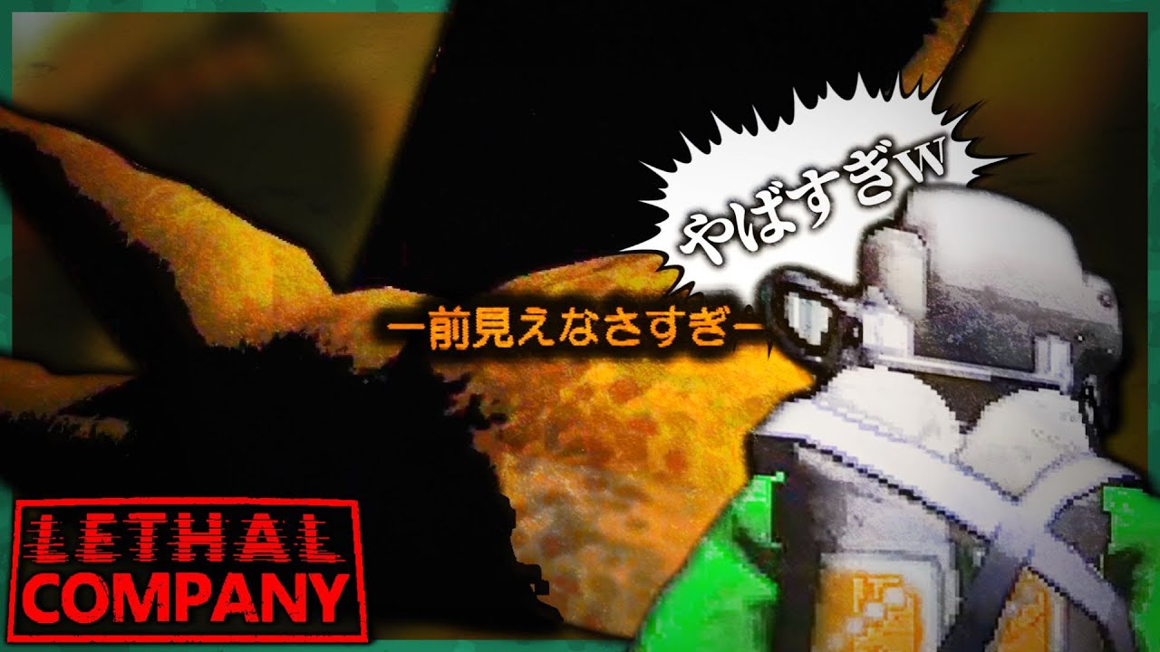 前見えなさ過ぎてツボった結果・・・【Lethal Company】