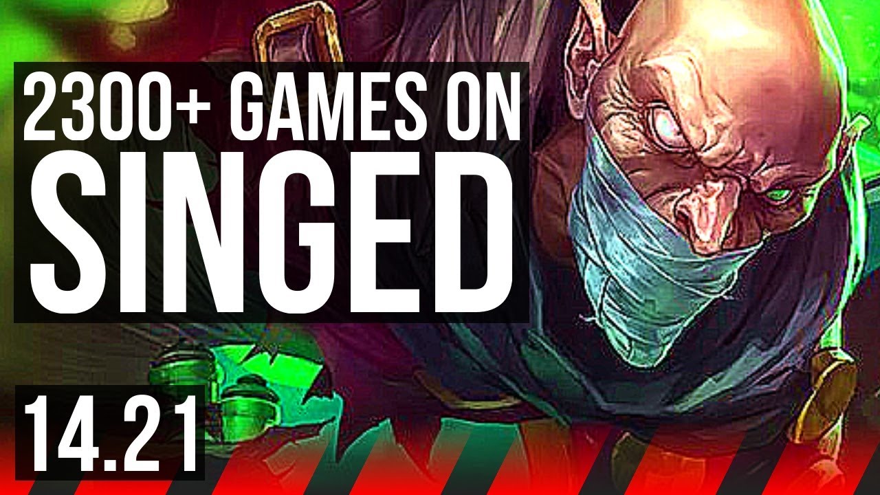SINGED vs AURORA (TOP) | Rank 1 Singed, 2300+ games | EUW Challenger | 14.21