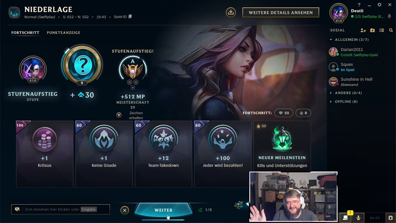 League of Legends | SWIFTPLAY | Miss Fortune | A | w/friends | 06.03.2026 | 5