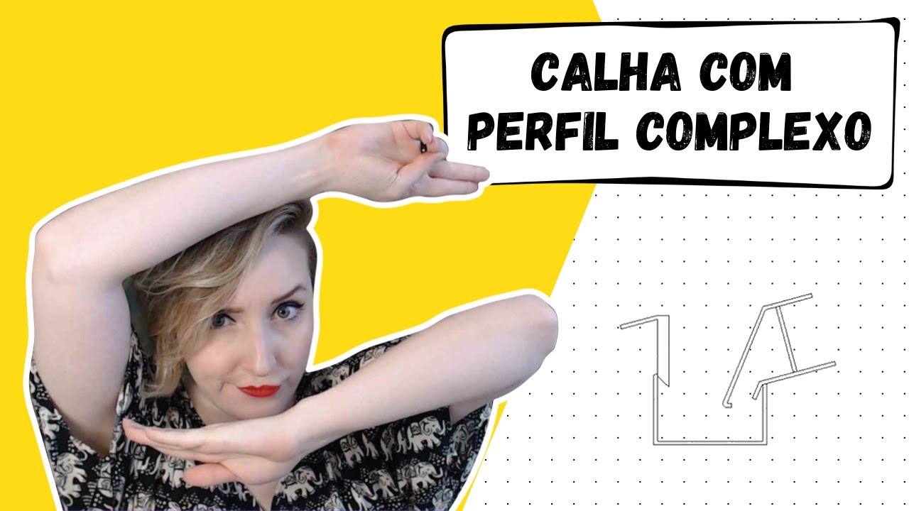 CALHA COM PERFIL COMPLEXO | Aula 16 - Curso PROJETO DE ARQUITETURA DO ZERO NO ARCHICAD