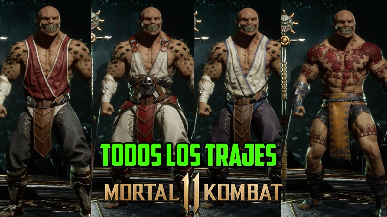 Mortal Kombat 11 | Baraka | Todos los Trajes, Intros y Poses |