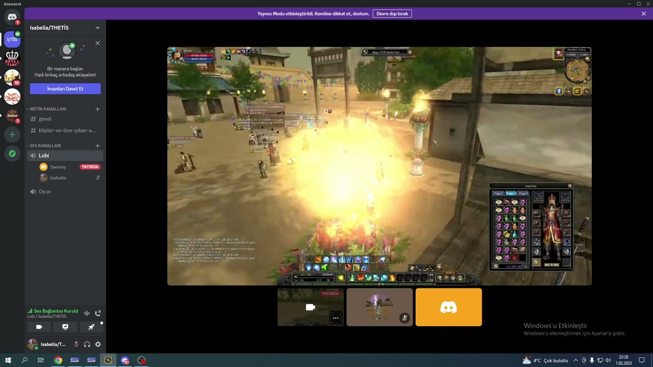 Silkroad Online İSRO Thetis 130 Cap  14DG item + basma