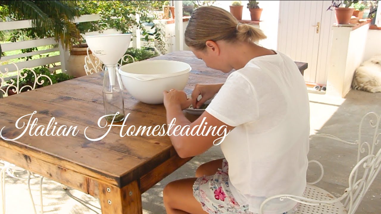 Italian Homestead with Abundant Organic Garden Harvest