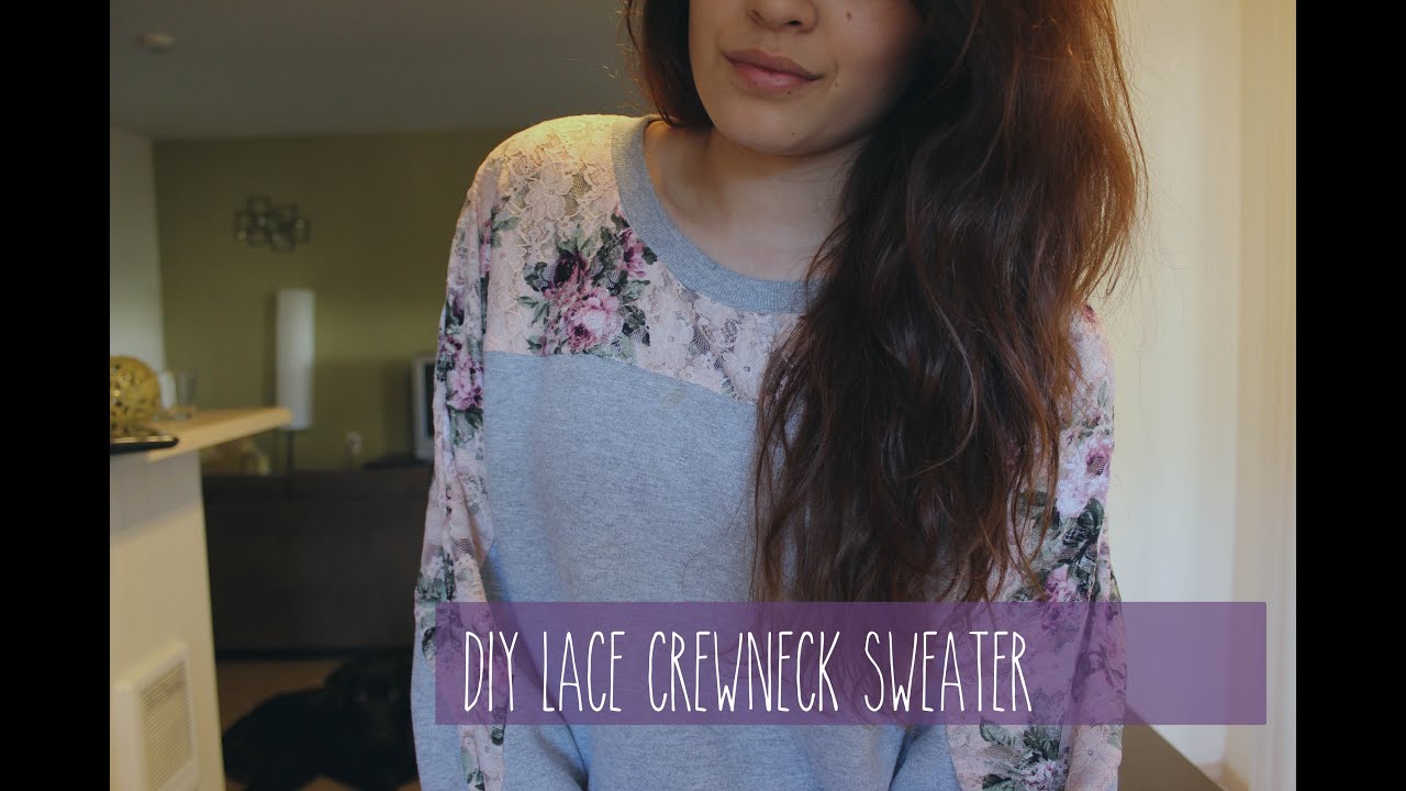 DIY: Lace Sweater
