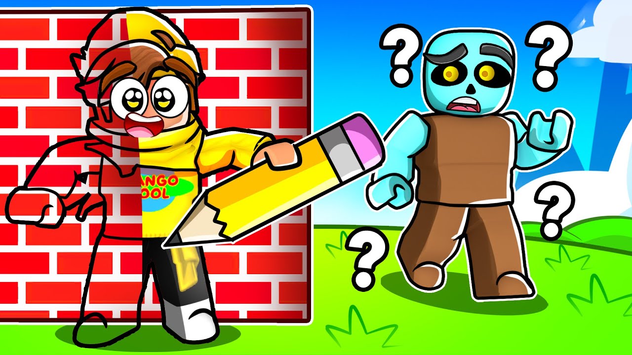 Become WHAT YOU DRAW In ROBLOX Hide & Seek!