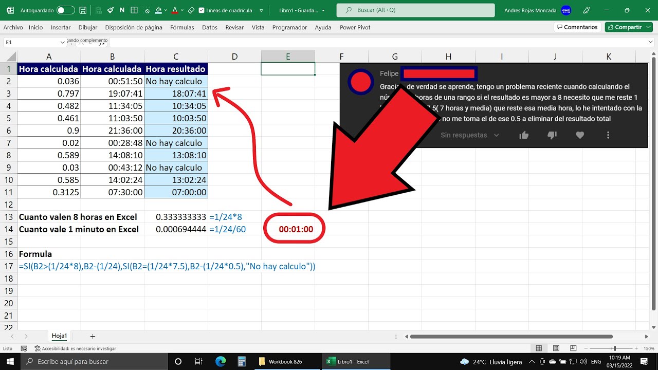 Descubre la Clave para Trabajar con HORAS y TIEMPOS en Excel