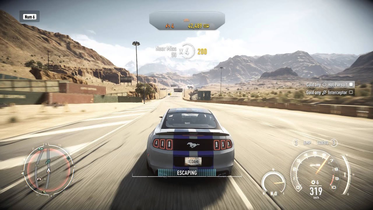 Need for Speed Rivals Gameplay Chapter 4 Ford Mustang GT500, G3258 GTX 750 Ti