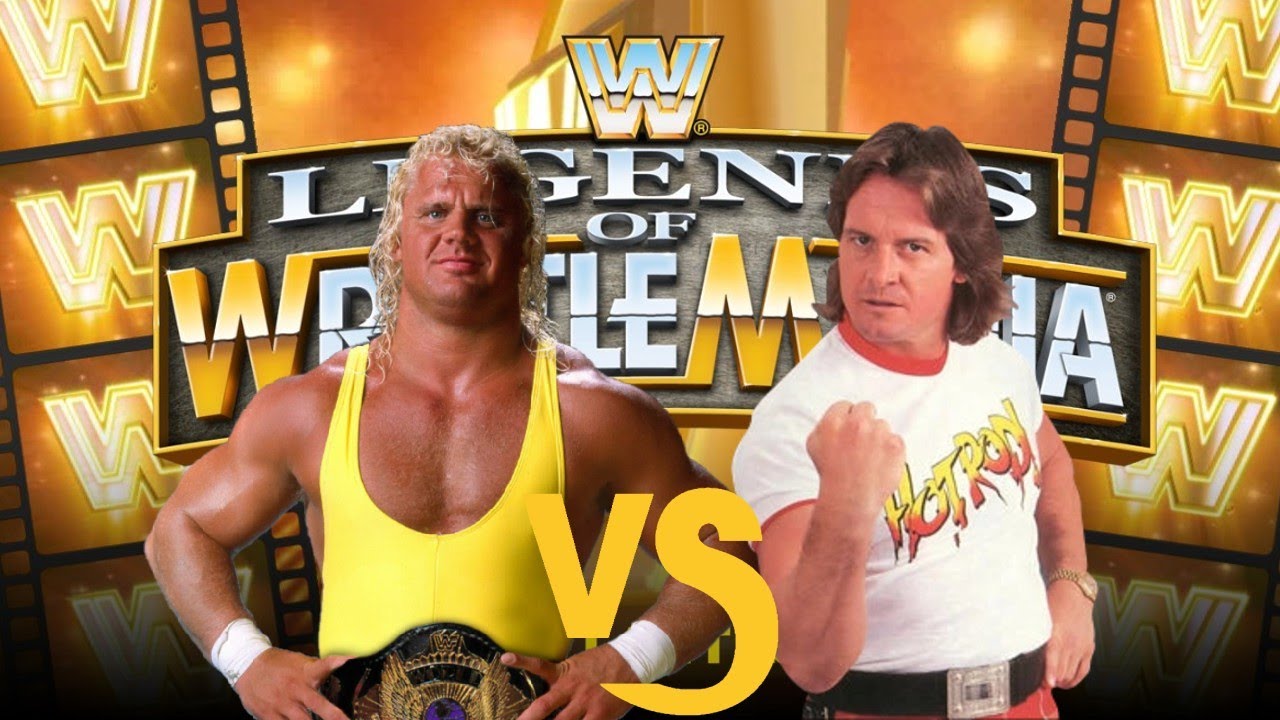 WWE Legends of Wrestlemania Xbox 360 Matches Mr. Perfect vs Rowdy Roddy Piper