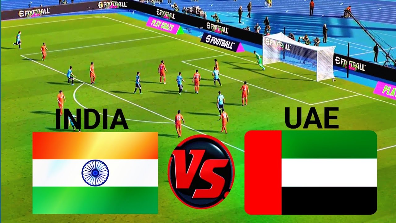 🔥 Last Minute Drama | INDIA vs UAE | eFootball 4K UHD Gameplay