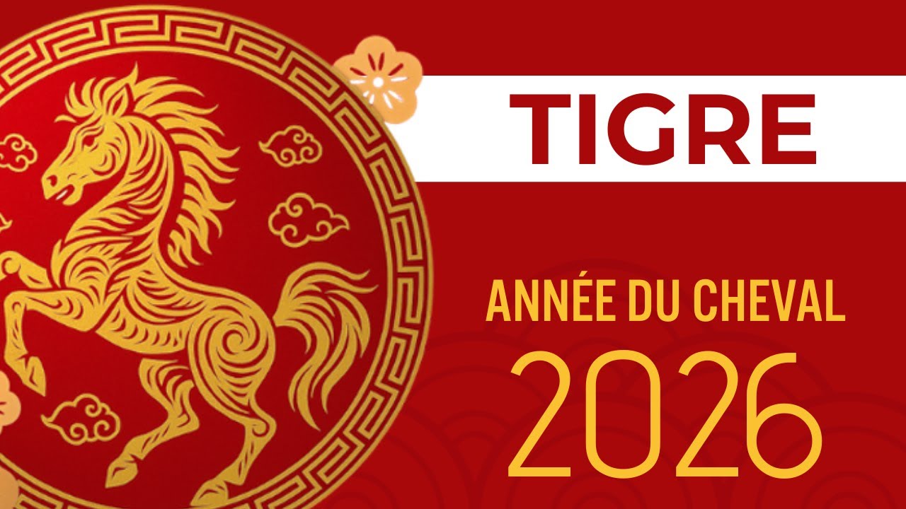 Horoscope chinois 2026 : le signe du Tigre 🐯 | astrologie 2026 (Cheval de Feu)