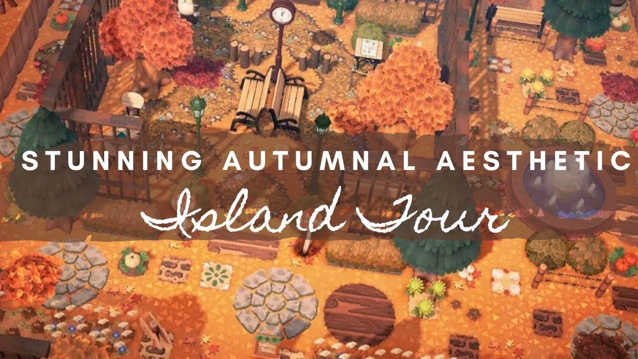 STUNNING AUTUMN AESTHETIC ISLAND TOUR | Animal Crossing New Horizons