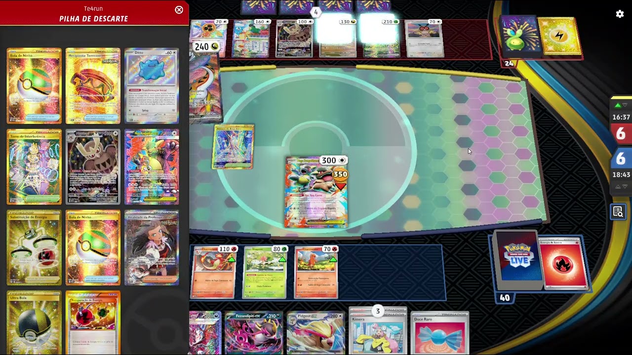 Bolt com 1987 de ranking  no PTCG Live