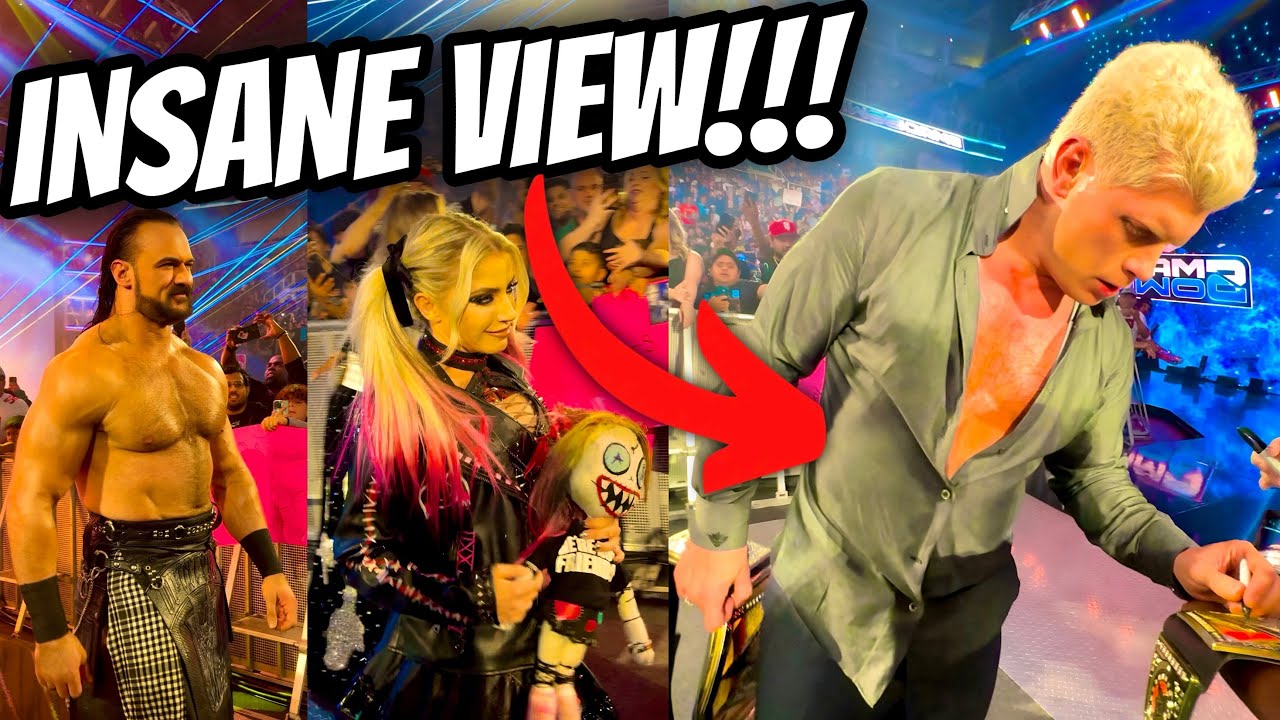 Мой БЕЗУМНЫЙ опыт участия в Front Row WWE SMACKDOWN!