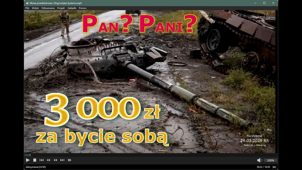 Mowa przed końcowa i kara 3 000 zł za bycie sobą.