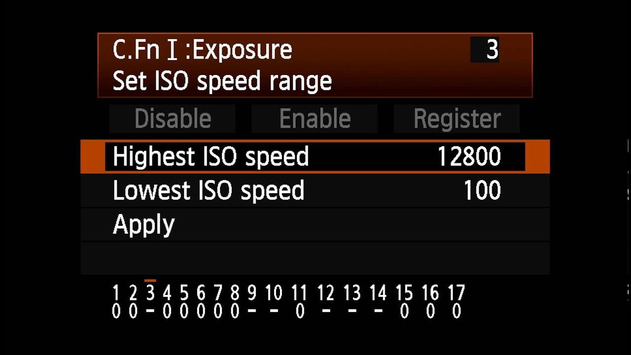 Canon EOS 1D Mark IV - Setting ISO Range 2/13