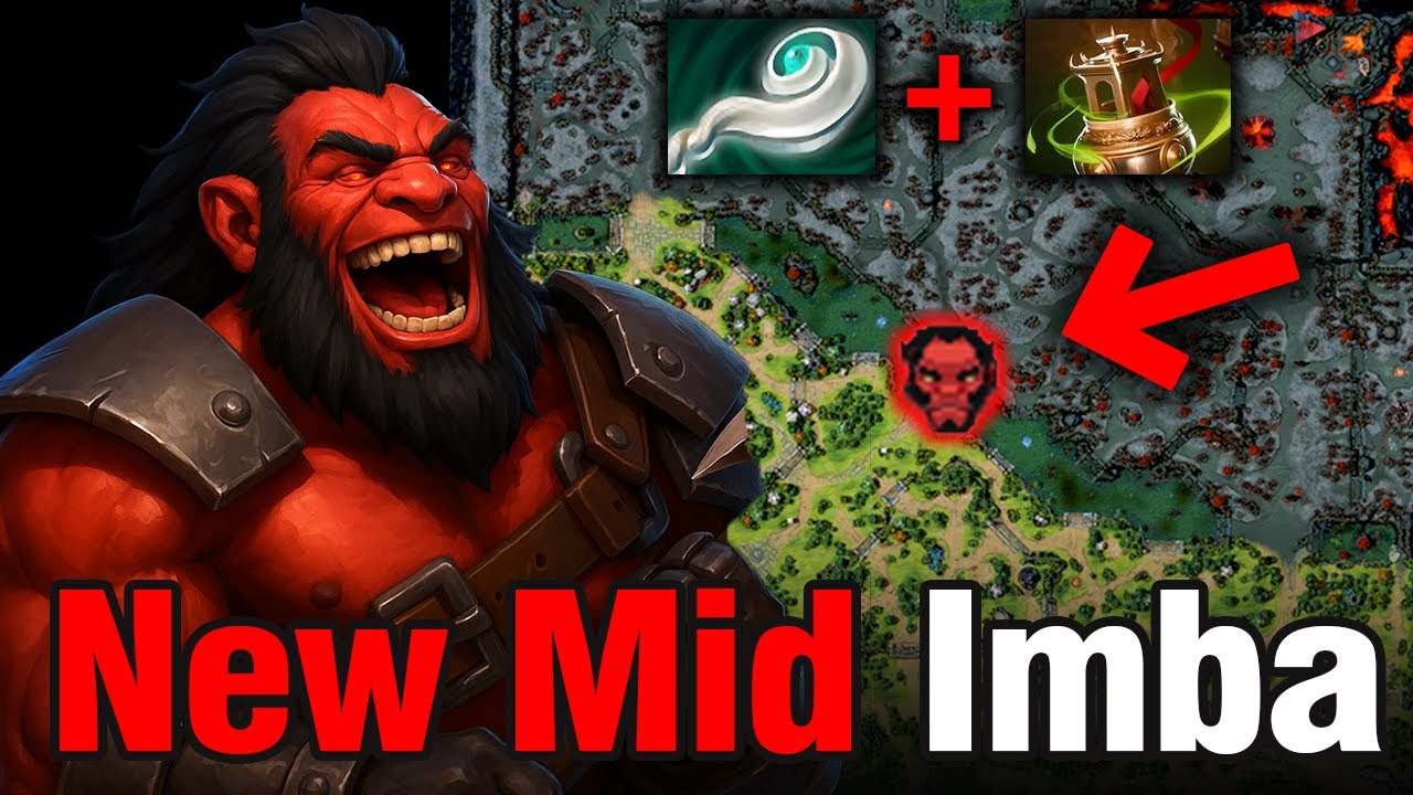 IMBA Axe MID &mdash; New Mid IMBA Strategy (Immortal) | Patch 7.39e #dota2