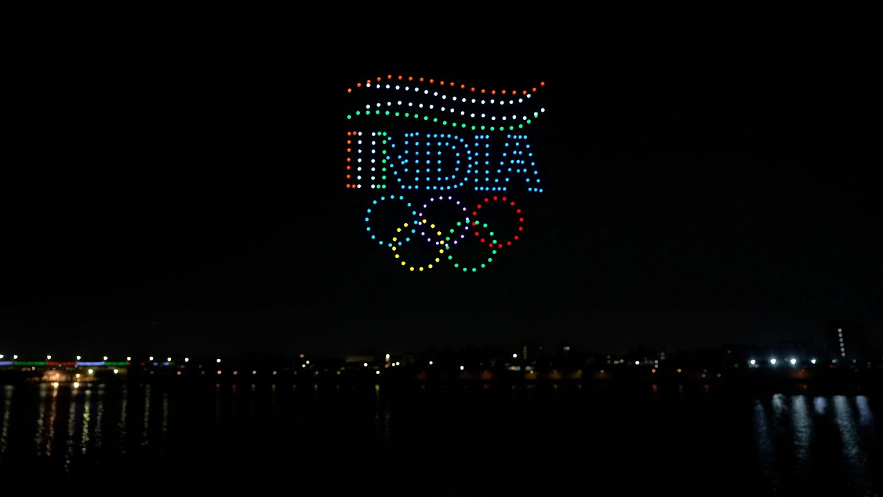 National Games 2022 Inauguration | 600 Drone Show | Ahmedabad | BotLab Dynamics