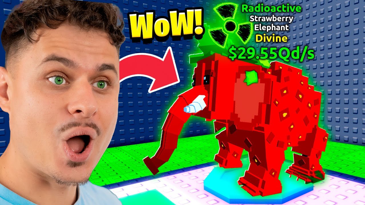 Zdobyłem STRAWBERRY ELEPHANTA w TSUNAMI dla Brainrot! Roblox!