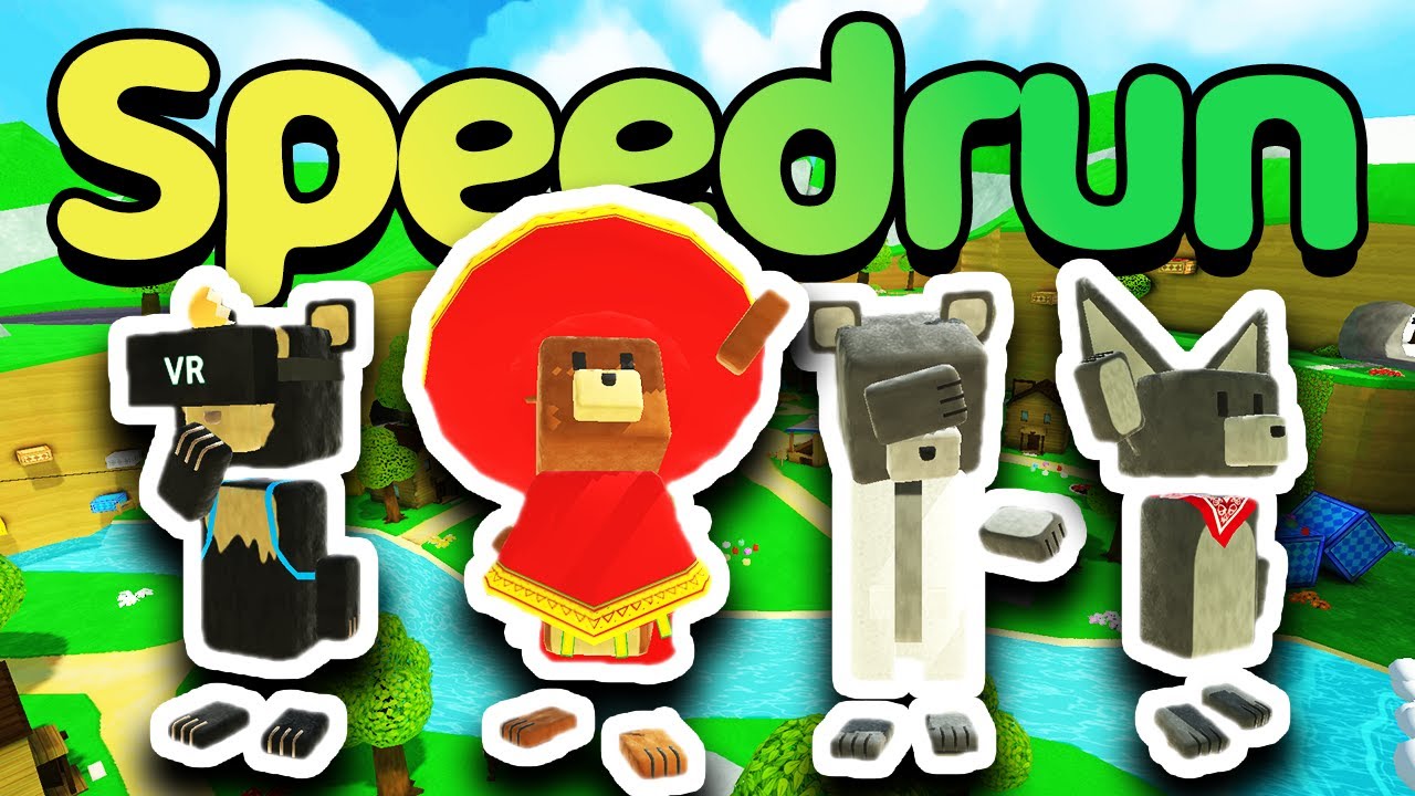 MULTIPLAYER SPEEDRUN in Super Bear Adventure