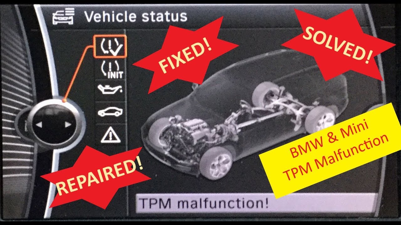 Исправление неисправности датчика давления в шинах BMW TPM. Ремонт TPMS 36106793122 TPM RDC, прим...