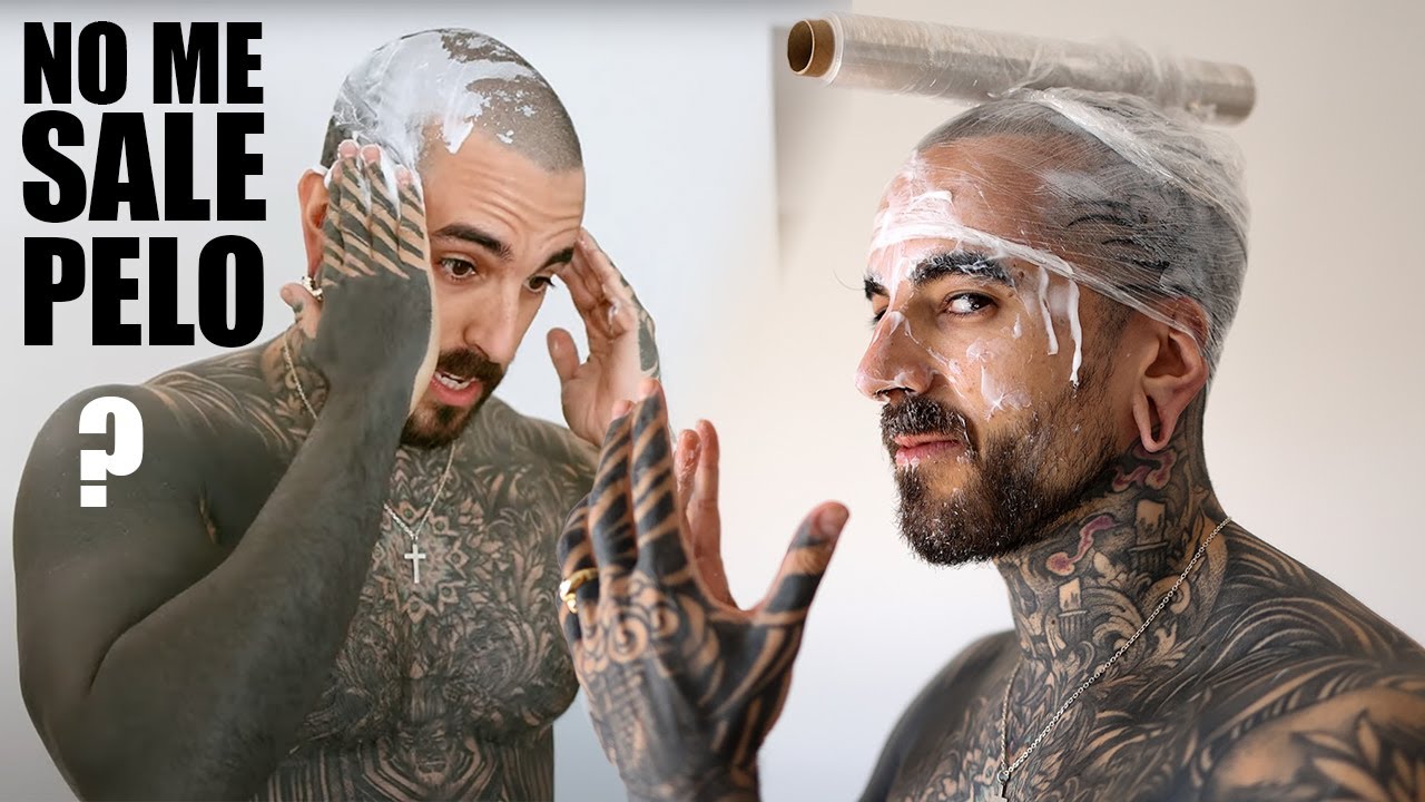 ASÍ CURÉ mi TATUAJE en la CABEZA sin CREMA en solo 5 DÍAS 🤯