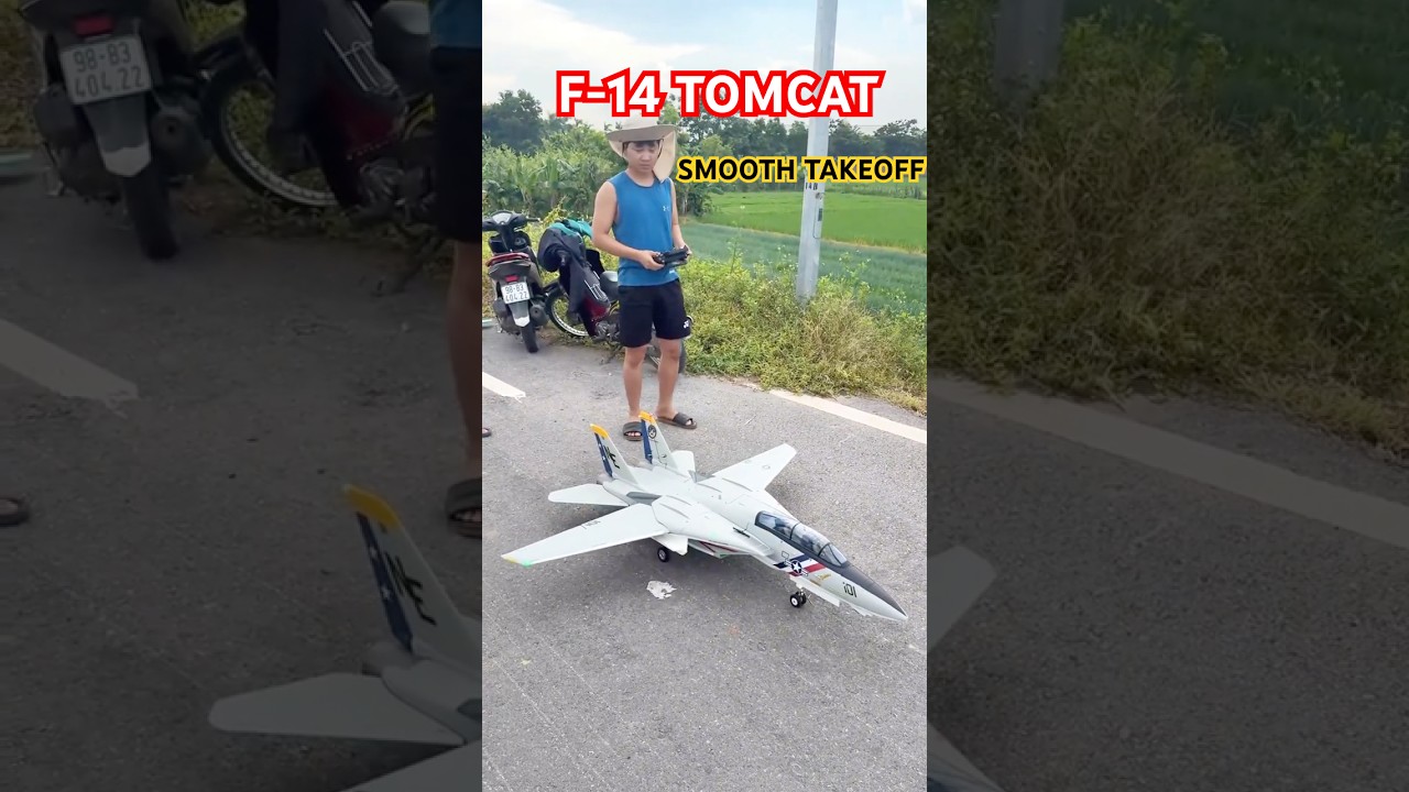 Insane RC F-14 Tomcat Flight &ndash; Smooth Takeoff, Shocking Power!