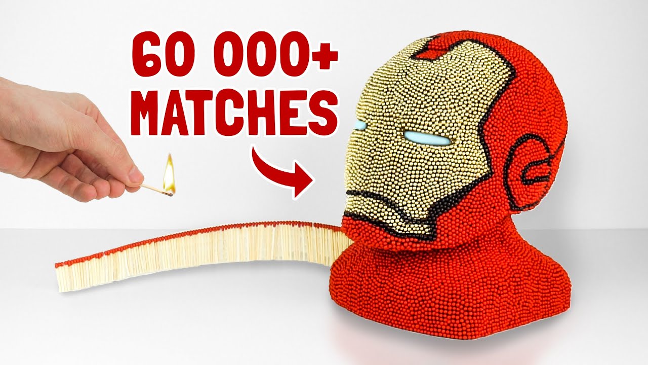 IRON MAN Match Chain Reaction Experiment