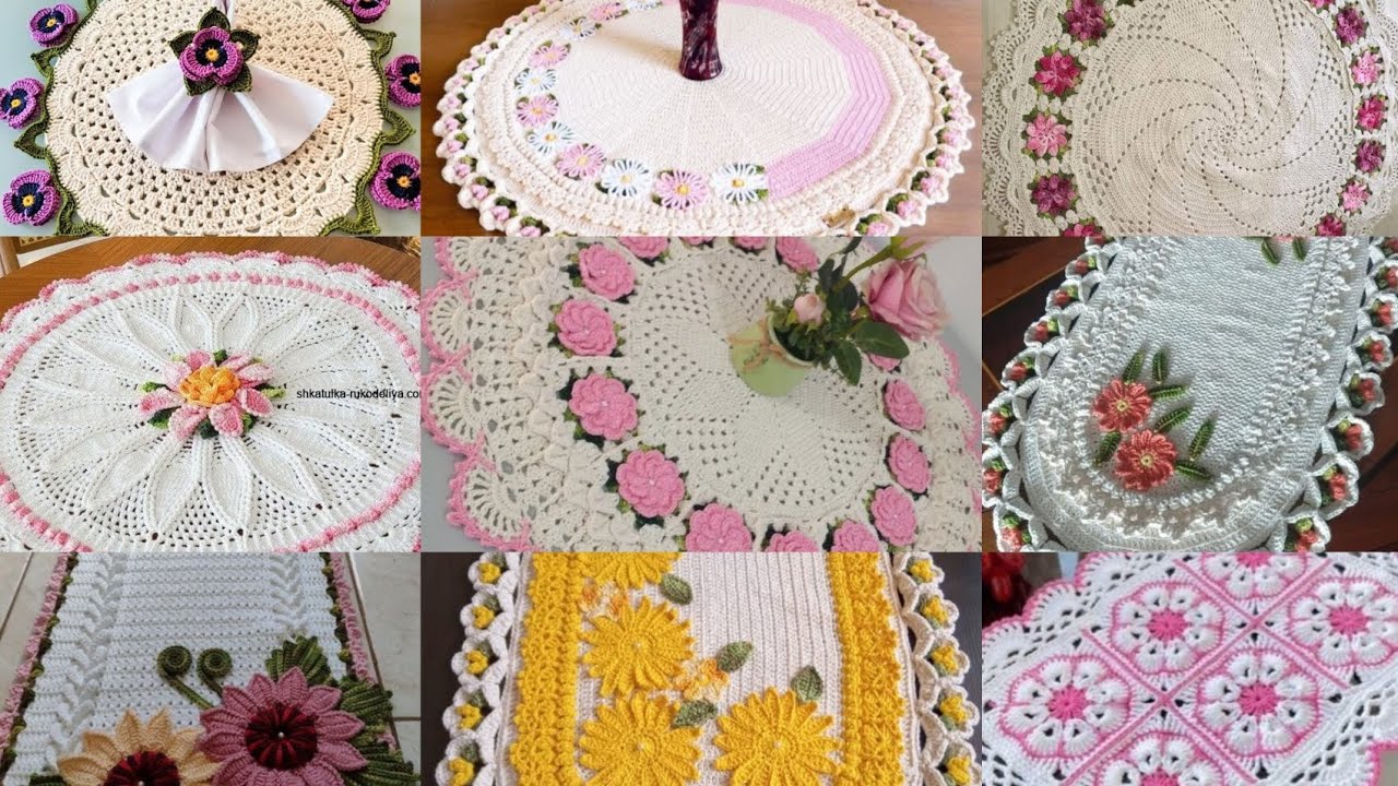 Very beautiful and latest table runner and table mats new design ideas 2025//table switch 