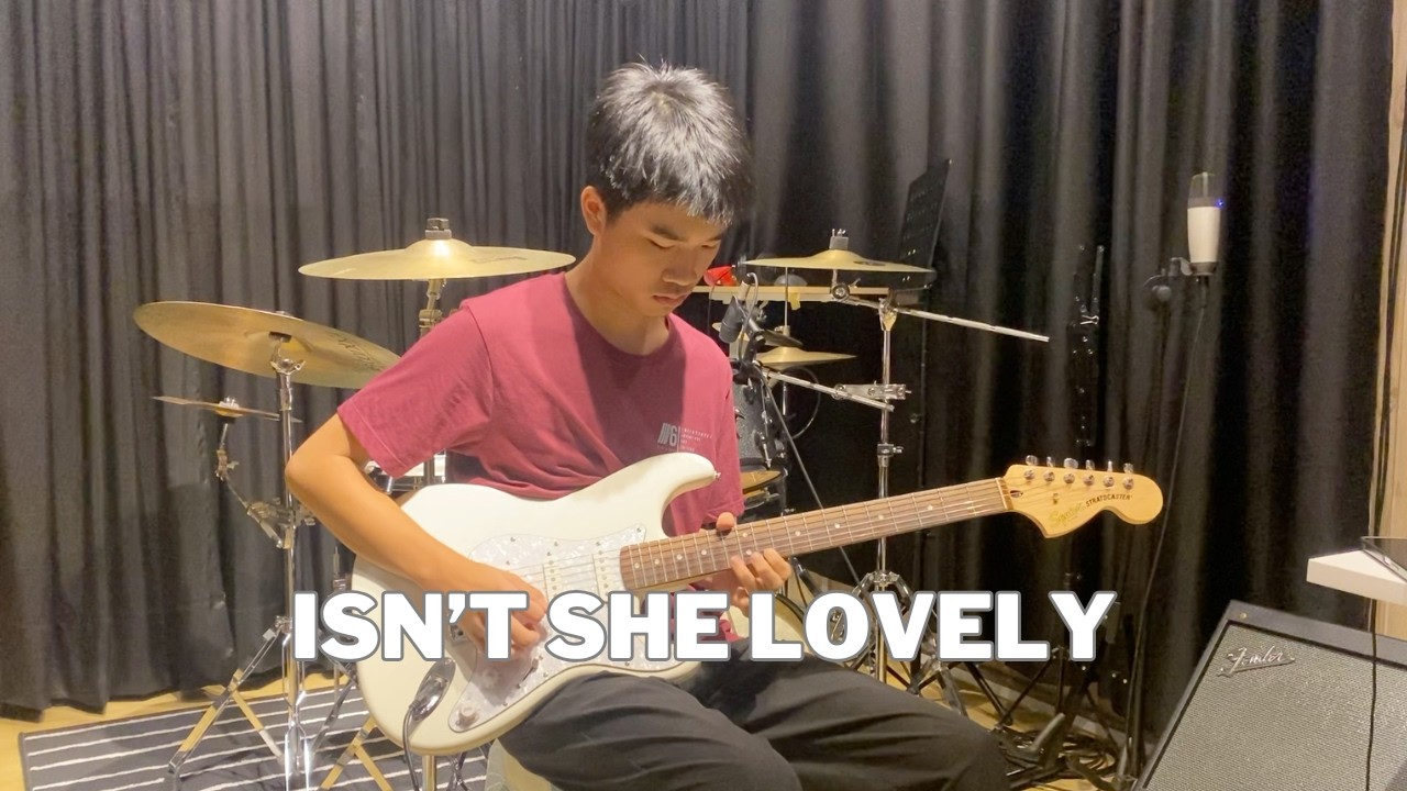 Isn't She Lovely - Stevie Wonder | Electric Guitar Cover | Daniel