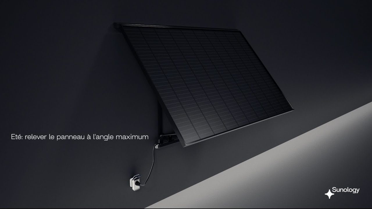 Mieux qu'un Kit Solaire, la Station Solaire Sunology PLAY s'installe aussi au Mur