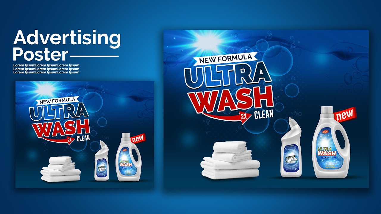 How to Create a Cleaning Services Advertising Poster in Photoshop