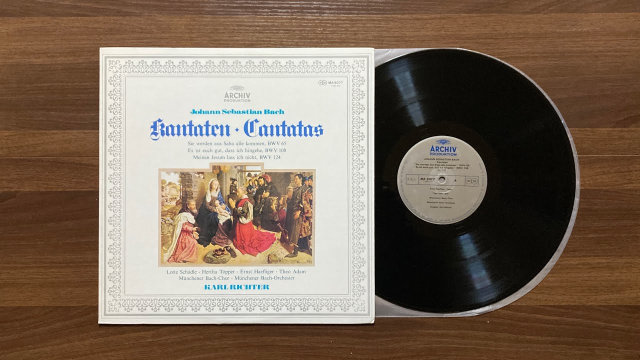 BWV 108 J S Bach Karl Richter Cantata わが去り行くは汝らの益なり