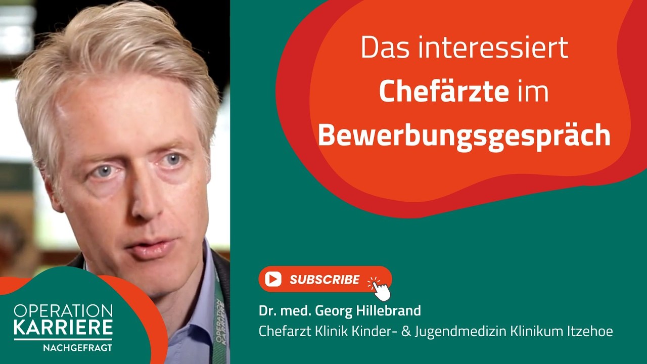 Chefarzt enthüllt: Das wollen wir WIRKLICH im Bewerbungsgespräch hören!