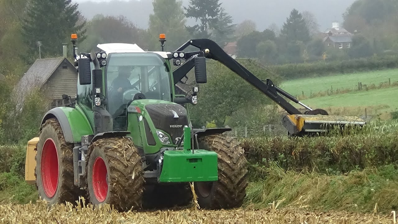 Hedge Cutting with Fendt 720 & McConnel - Hedge Cutting 2021