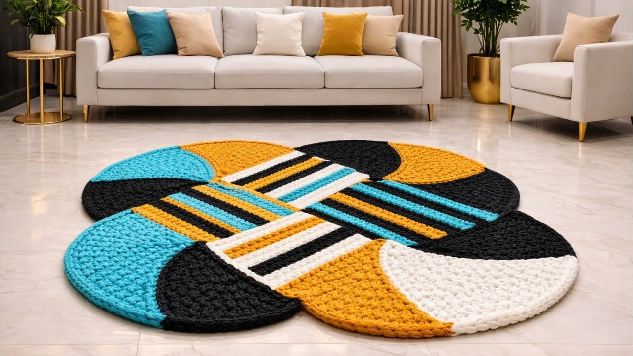 Beautiful 3 Colour Doormat Design 😍| Easy Paydan Banana Sikhe 🧶 | DIY Handmade Doormat | Home Decor 
