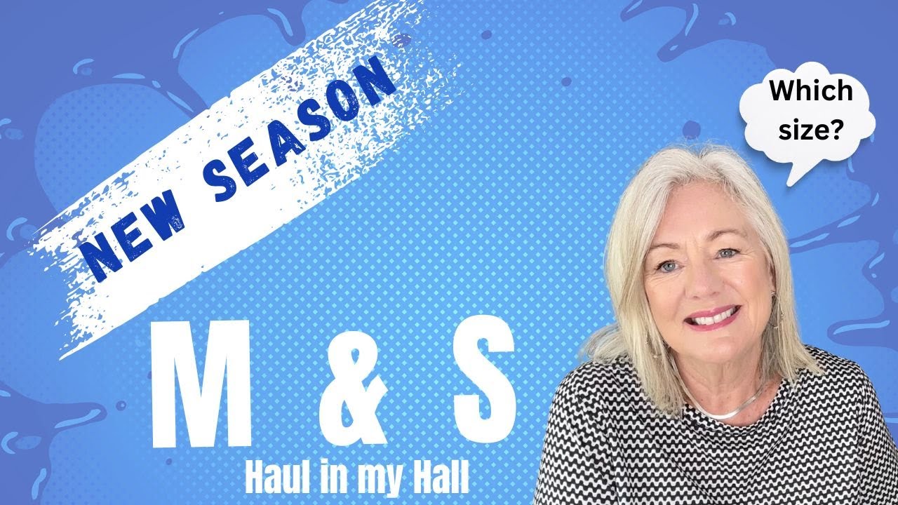 Marks and Spencer Haul in my Hall -- Size 16/18.... Age 66