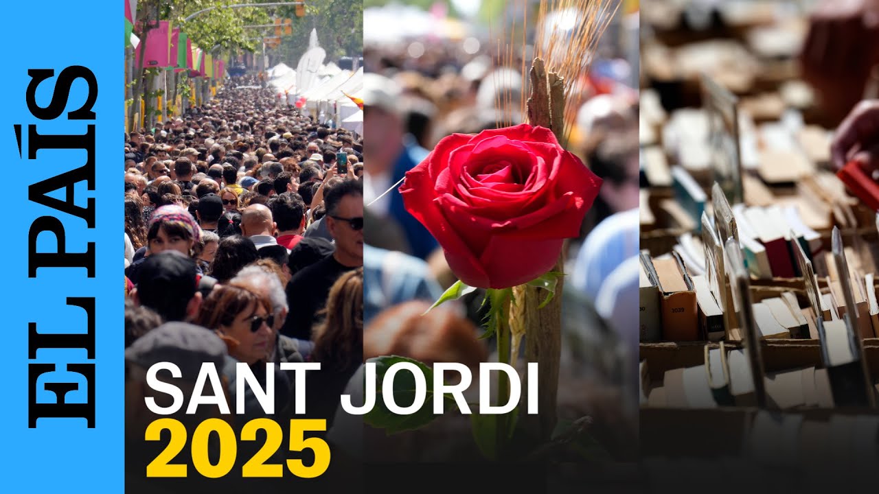 SANT JORDI | Así ha sido la celebración entre libros, rosas y buen tiempo | EL PAÍS