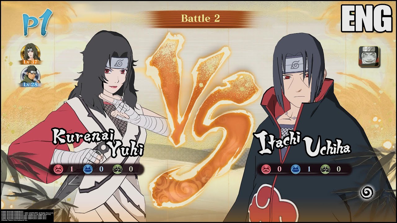 NXBUNSC: Kurenai & Asuma vs. Itachi & Kisame (ENG) [Requested]