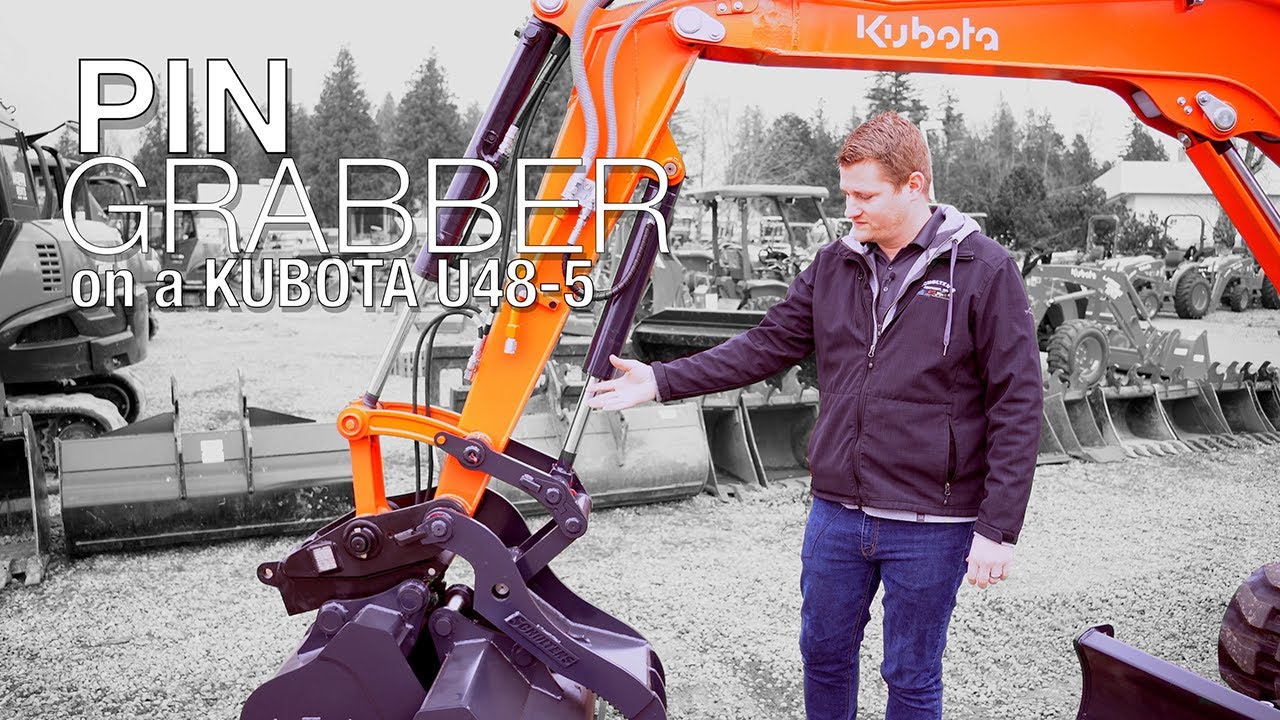 Pin Grabber на Kubota U48-5