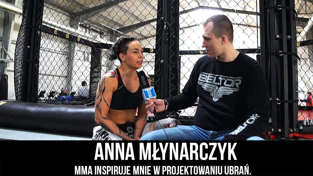 Anna Młynarczyk/MMA inspiruje mnie w projektowaniu ubrań.