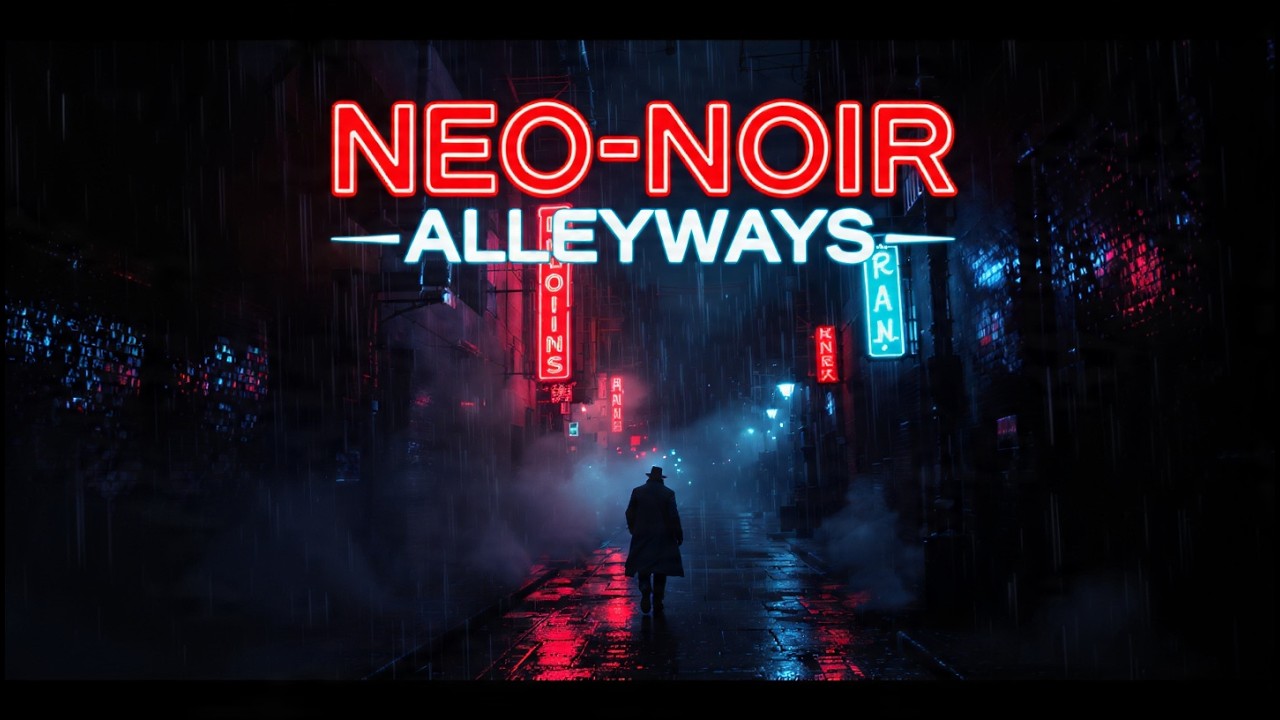 NEO-NOIR ALLEYWAYS | Darksynth/Darkwave | Cinematic Noir Full Soundtrack